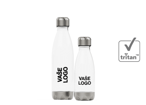 Nova Clear - Hromadné láhve na vodu s logem