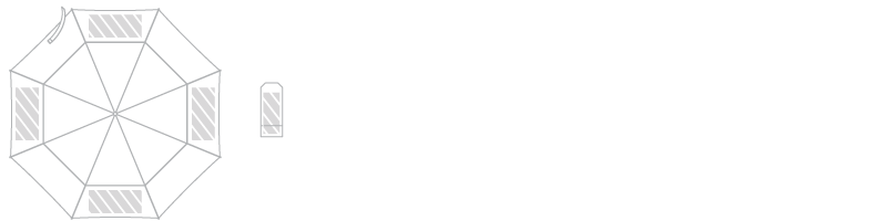 Deštník Potisk fotografií Deštník Potisk fotografií