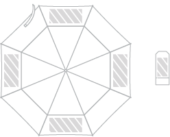 Deštník Potisk fotografi&iacute;