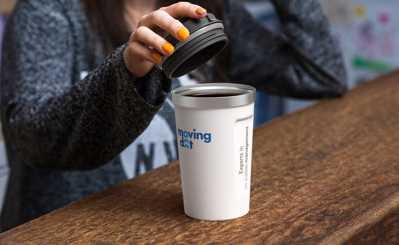 Aroma - Nerezový termohrnek s logem gallery thumbnail