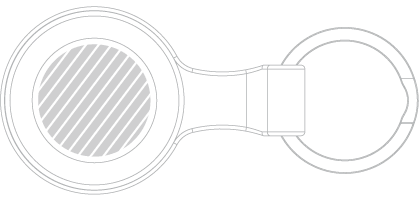 Pouzdro AirTag S&iacute;totisk