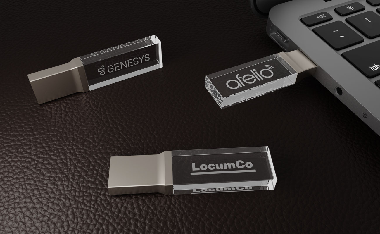 Crystal USB flash disk