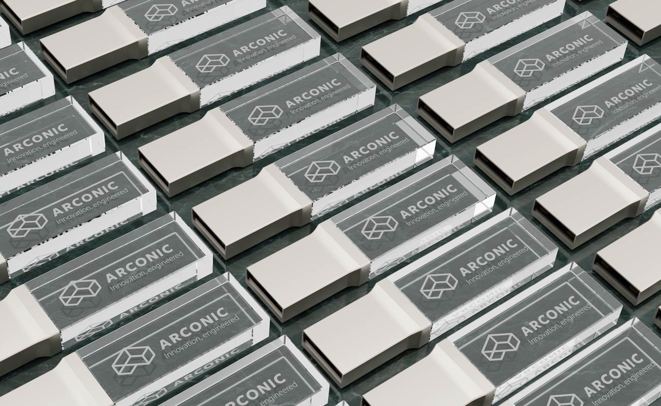 Crystal - Skleněný USB stick gallery thumbnail