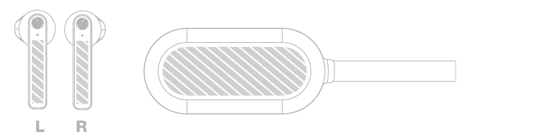 Bluetooth® Sluchátka Sítotisk Bluetooth® Sluchátka Sítotisk