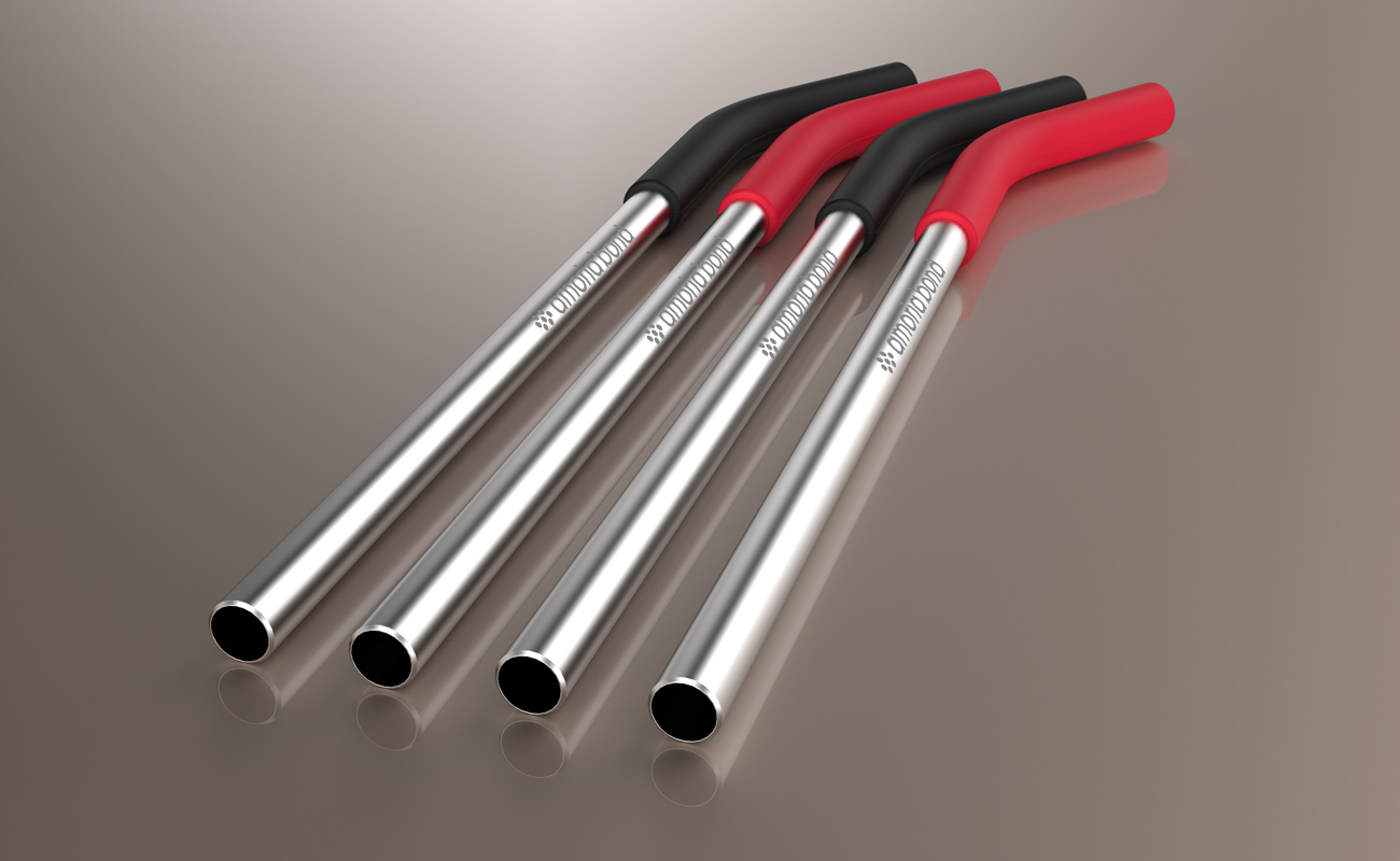 Funky - Kovové brčko skládací gallery thumbnail