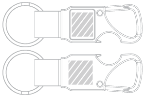 Přívěsek na klíče S&iacute;totisk