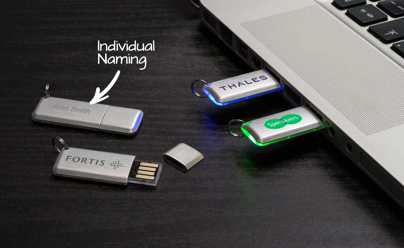 Halo - Vlastní USB disky s LED světlem