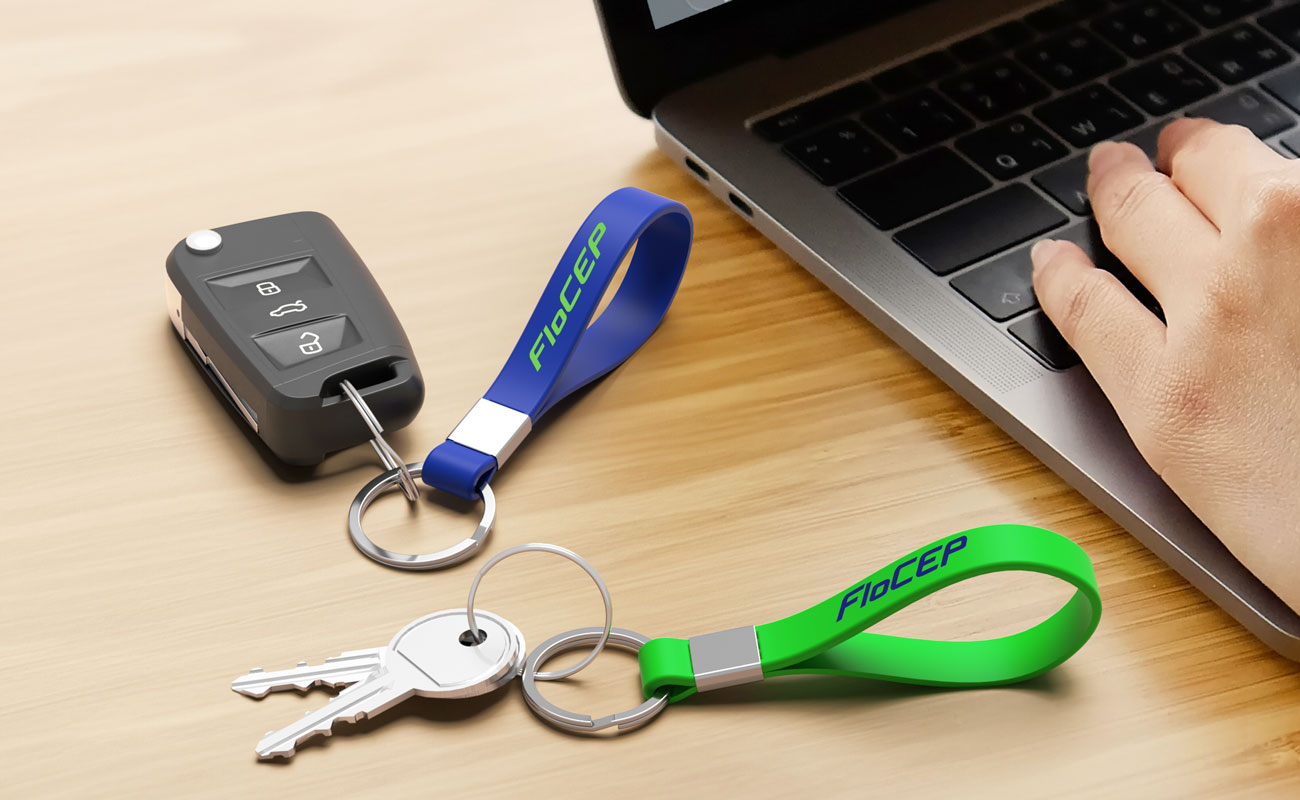 Jangle - Reklamní Silikonové přívěsky na klíče s logem gallery thumbnail