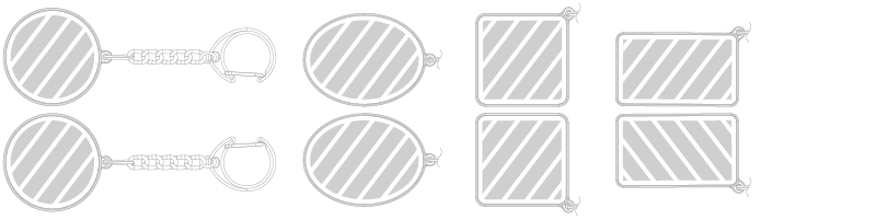 Přívěsek na klíče Sítotisk Přívěsek na klíče Sítotisk