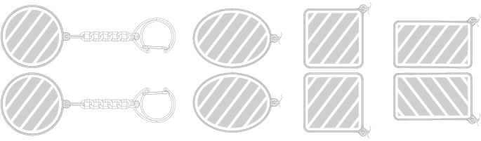 Přívěsek na klíče S&iacute;totisk