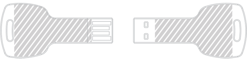 USB flash disk Laserov&eacute; grav&iacute;rov&aacute;n&iacute;