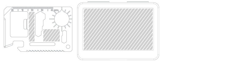 Multifunkční nástroj Sítotisk Multifunkční nástroj Sítotisk