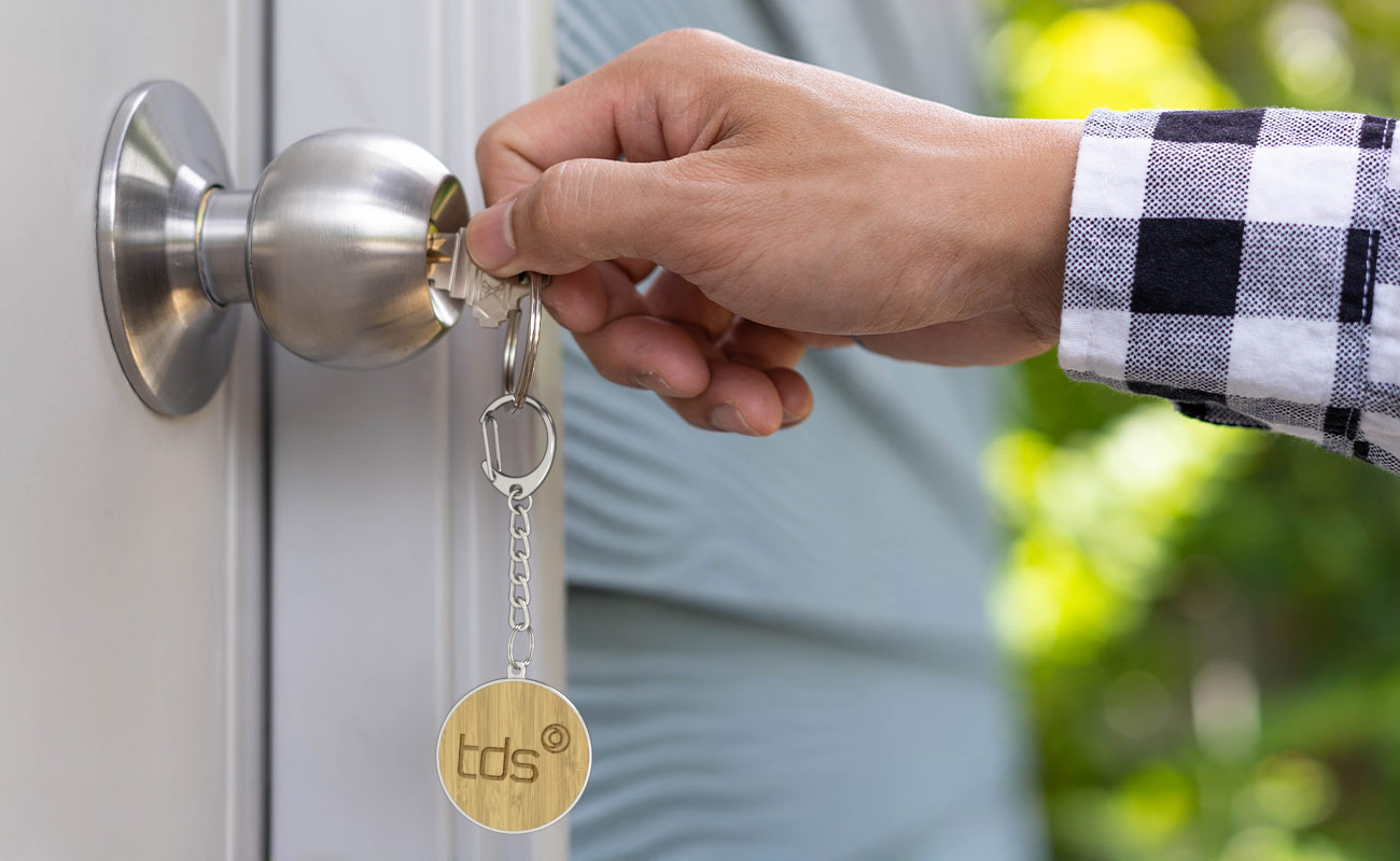 KeyCraft - Propagační Bambusové přívěsky na klíče na míru gallery thumbnail