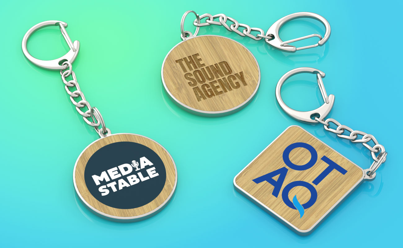 KeyCraft - Vlastní Bambusové přívěsky na klíče gallery thumbnail