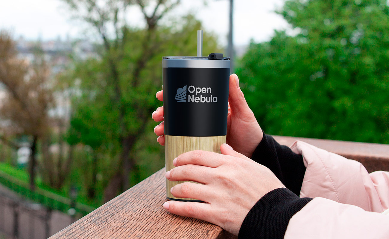 Metro Bamboo - Personalizovaný cestovní hrnek gallery thumbnail