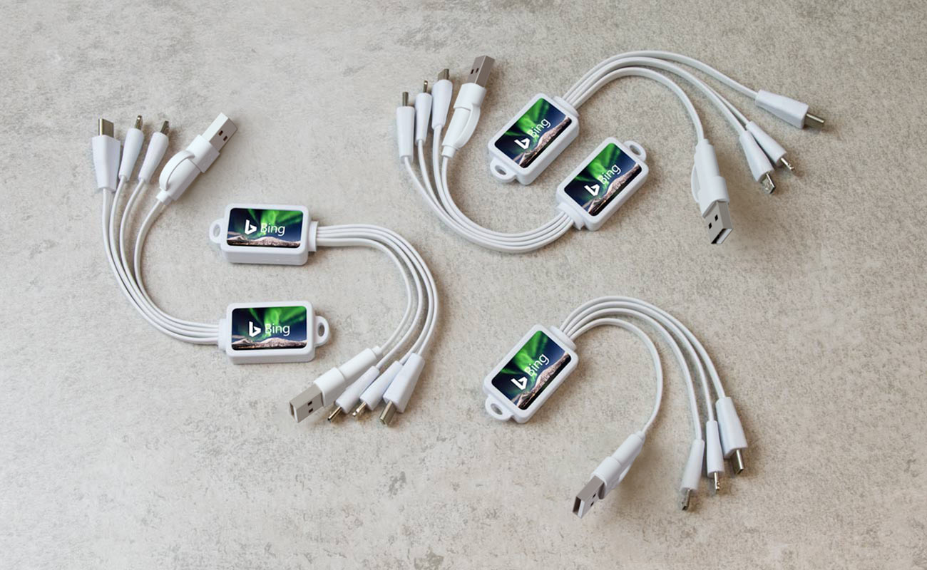 Multi - Brandovaný USB nabíjecí kabel chobotnice gallery thumbnail