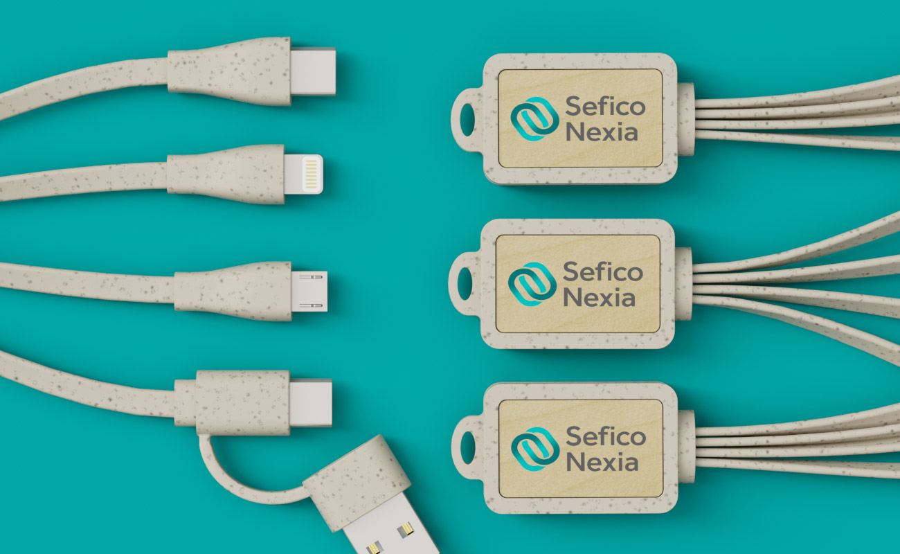 Multi Wood - USB Kabely s Logem gallery thumbnail