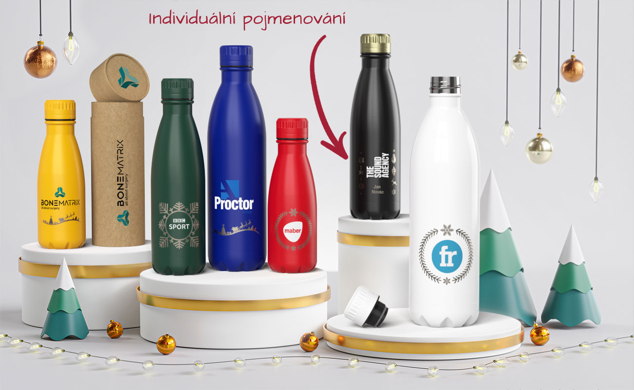 Nova Pure Christmas - Personalizované láhve na vodu