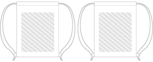 Zatahovací vak Potisk fotografi&iacute;