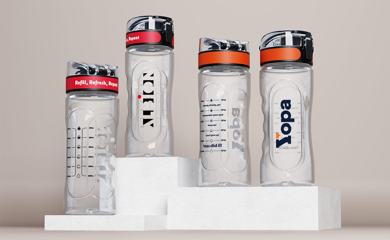 Pacific - Reklamní Plastové láhve na vodu s logem gallery thumbnail