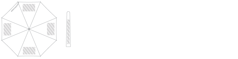 Deštník Potisk fotografií Deštník Potisk fotografií