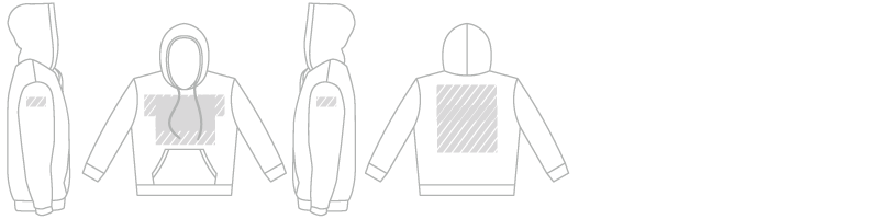 Mikina s kapucí Potisk fotografií Mikina s kapucí Potisk fotografií