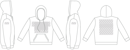 Mikina s kapucí Potisk fotografi&iacute;