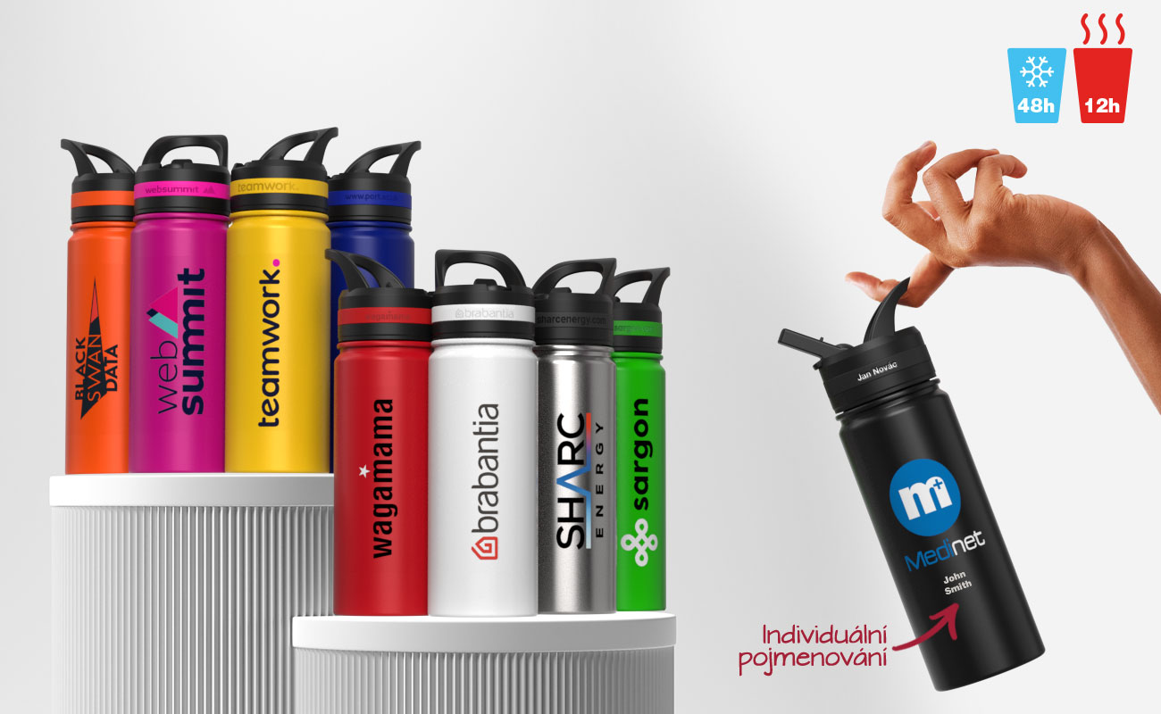 Range - Láhve na vodu s potiskem Range - Láhve na vodu s potiskem