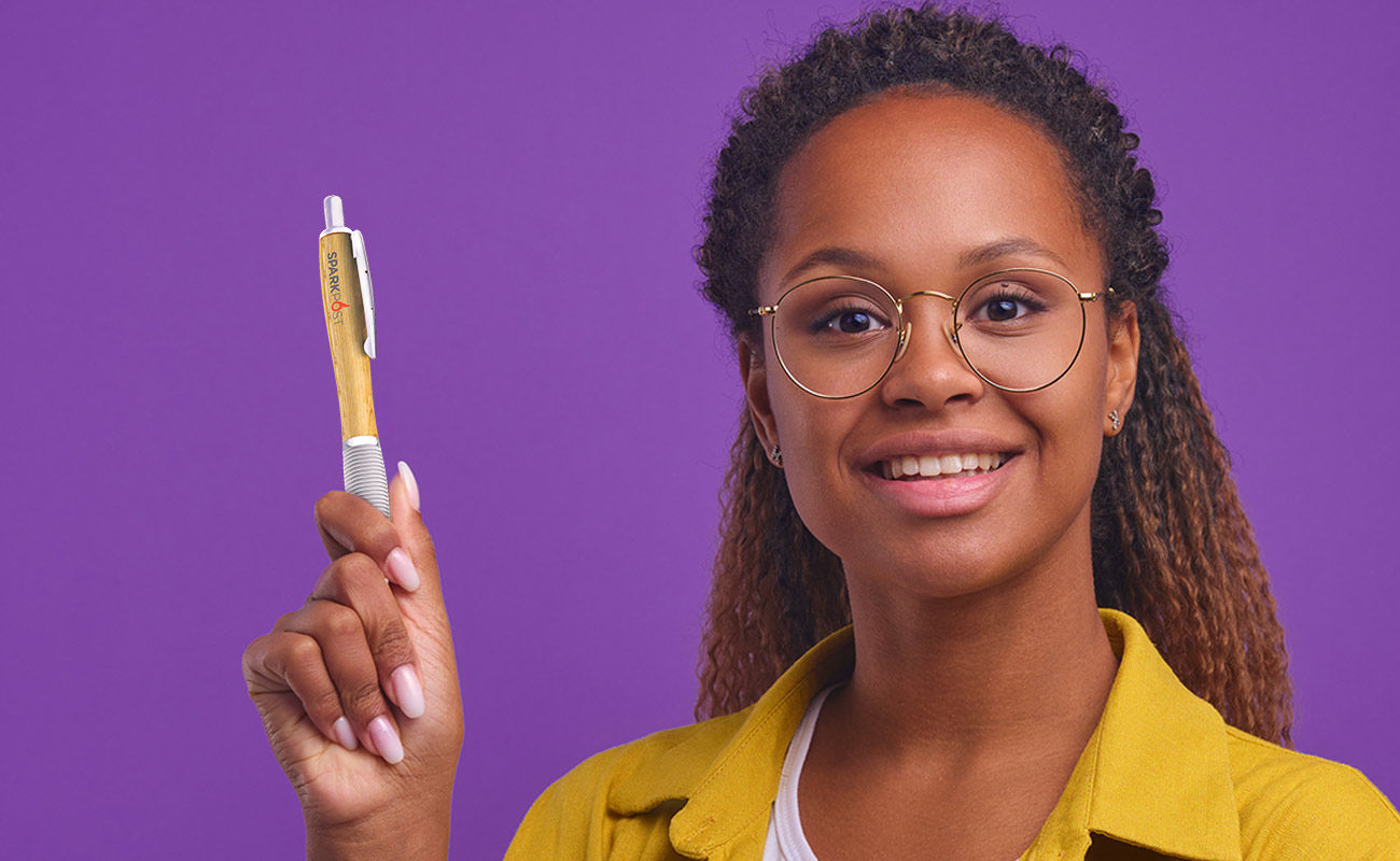 Ridge - Bambusová pera s logem gallery thumbnail