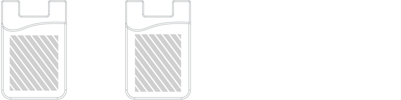 Peněženka pro chytré telefony Sítotisk Peněženka pro chytré telefony Sítotisk