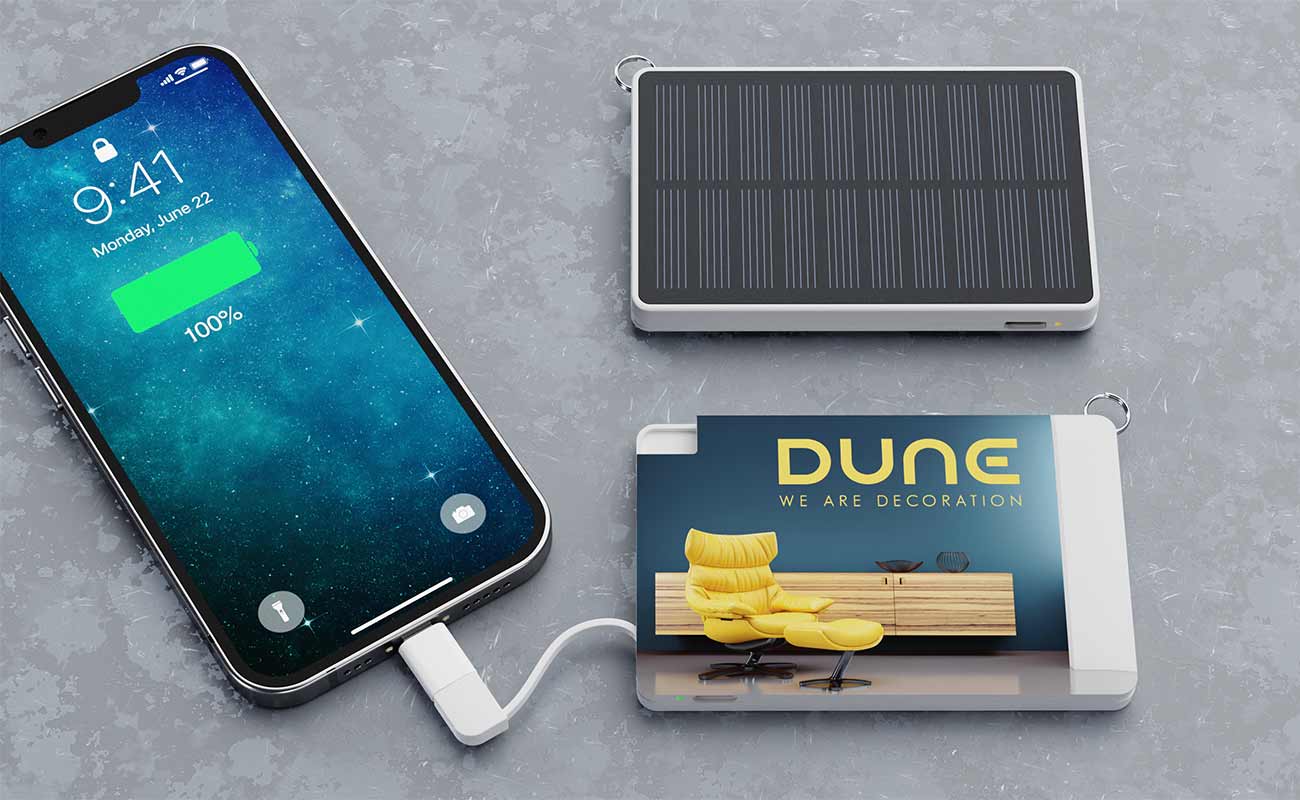 Solar Card - Značková solární banka Solar Card - Značková solární banka