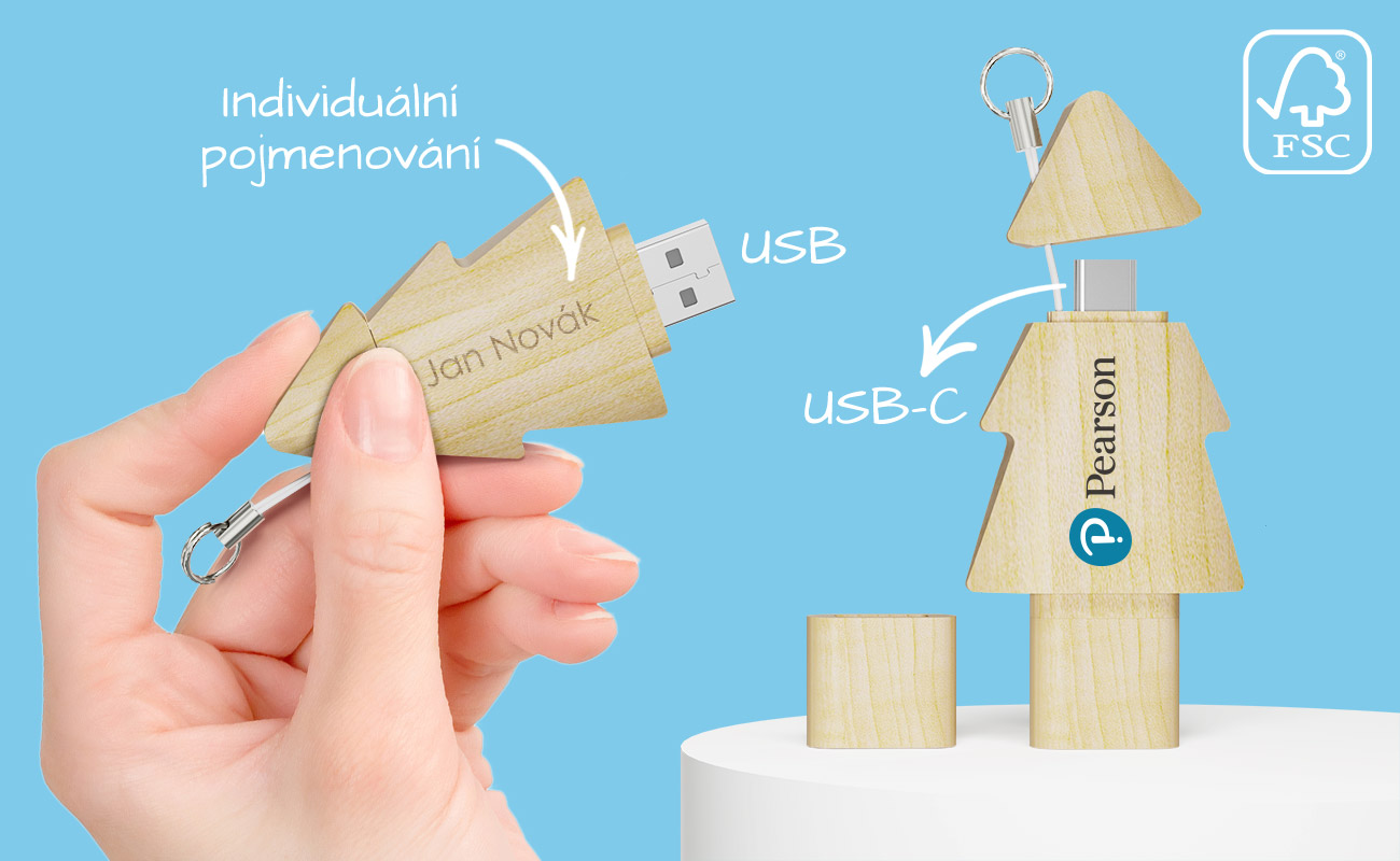 Tree Duo - Reklamní USB Flash Tree Duo - Reklamní USB Flash