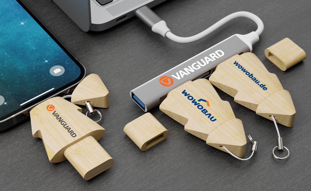 Tree Duo - Reklamní USB Flash Disk gallery thumbnail