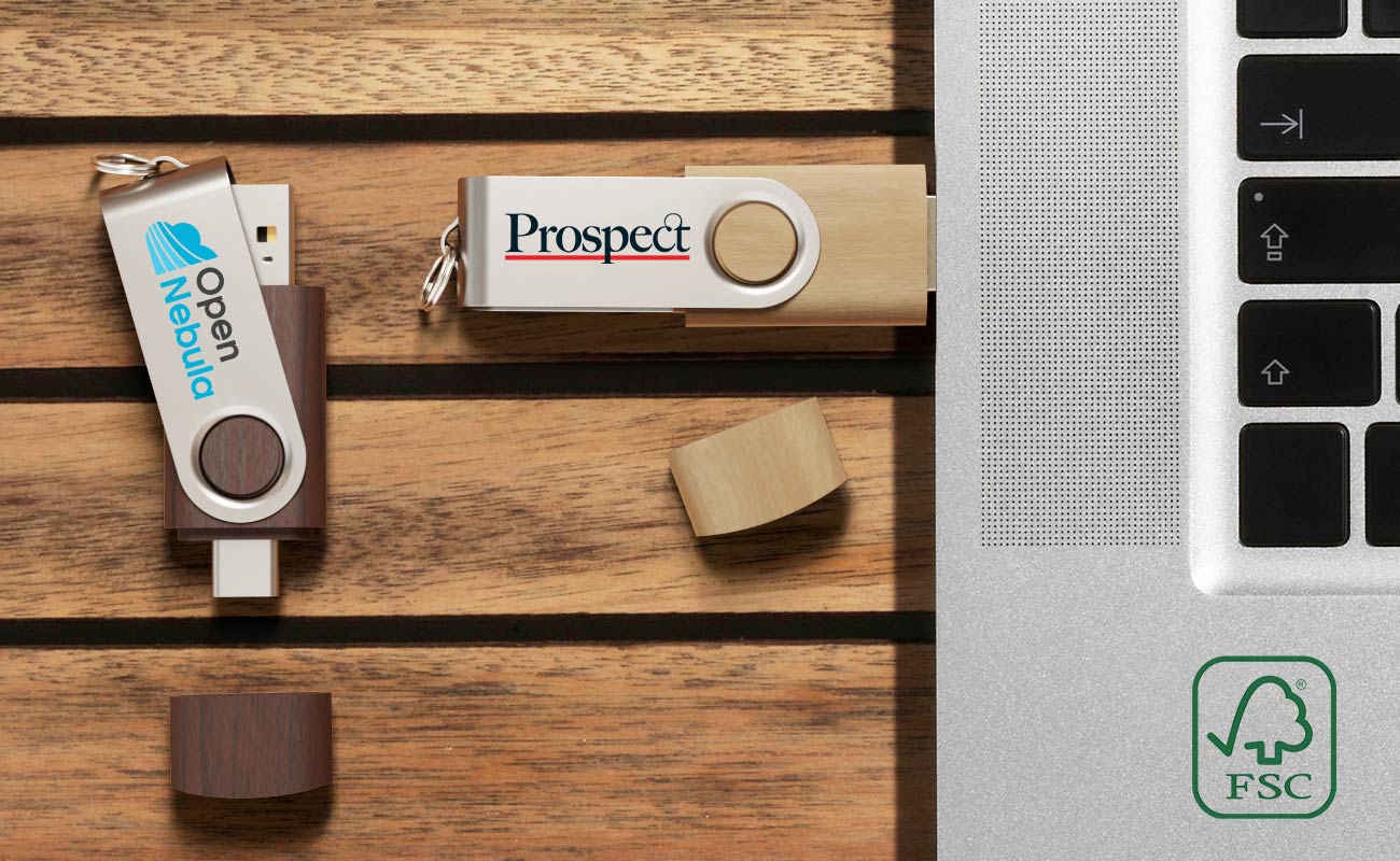 Twister Go Wood USB flash disk