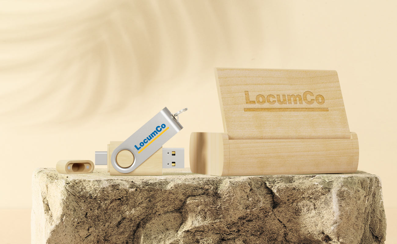 Twister Go Wood - Reklamní USB Flash Disk USB-C gallery thumbnail