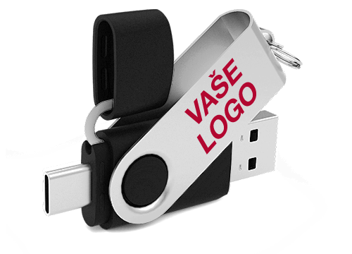 Twister Go - Flash Disk USB-C S Potiskem