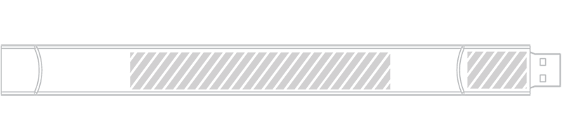 USB náramek Sítotisk USB náramek Sítotisk