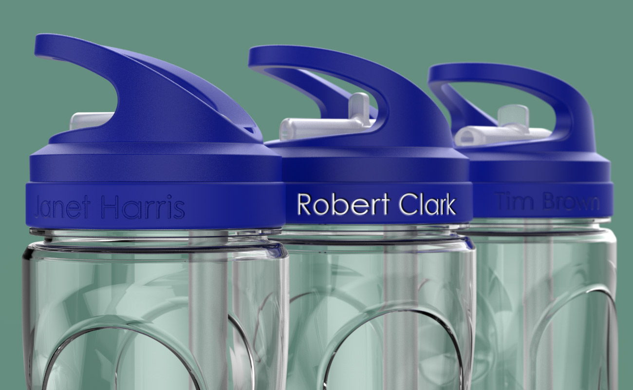 Wave - Vlastní Plastové láhve na vodu gallery thumbnail