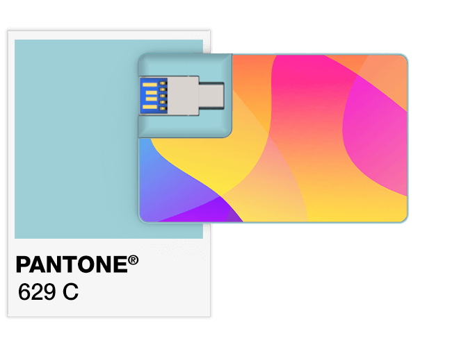 Hodnoty Pantone USB karta